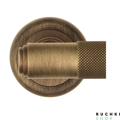 круглая розетка EXA ZIG D1, Матовая бронза, Venezia