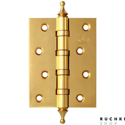 Петля универсальная 100*75*3 mm, Полированная латунь, Corona