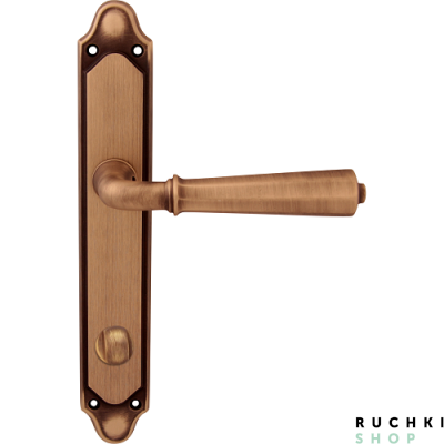 Дверная ручка на планке DENVER 424/158, Матовая бронза, Melodia 