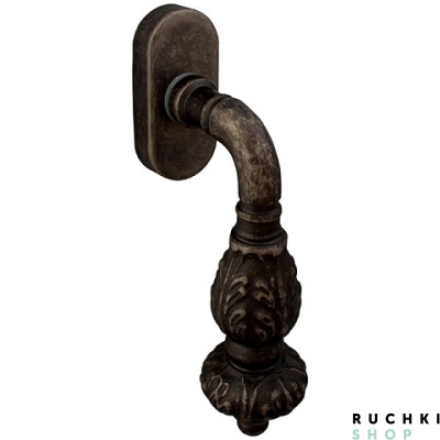 Оконная ручка GEMINI 0230, Античное серебро, Melodia 