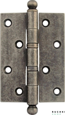 Петля универсальная 522А 102*75*2,8 mm, Античное серебро, Melodia