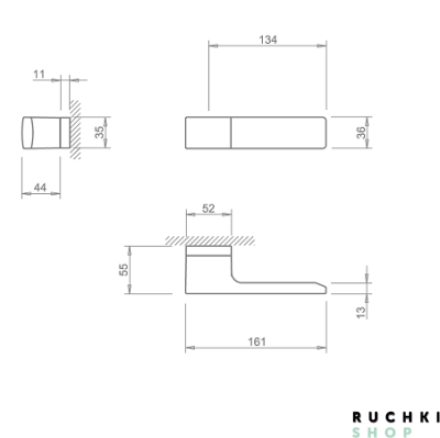 Схема 4084 матовый хром