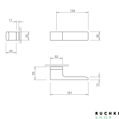Схема 4084 матовый хром