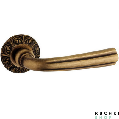 Ручка на розетке Corolla, Матовая бронза, Pasini 