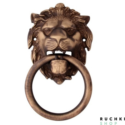 Ручка-гонг LEONE 190*110 мм, Бронза матовая, Melodia 