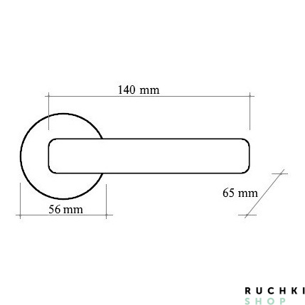 Ручка на розетке 50P MIRELLA (МИРЕЛЛА) 235P, Серебро с чернением, Melodia 