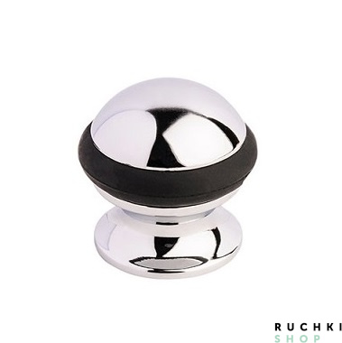 Ограничитель дверной 3696, Хром полированный, Fimet