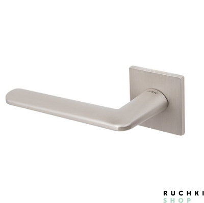 Фото ручка Элиптика квадратная розетка Тупай никель