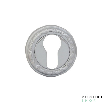 Накладка под цилиндр CUL 50D, Полированный хром, Melodia