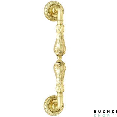 Ручка скоба 729 LIBRA 300 mm, Полированная латунь, Melodia