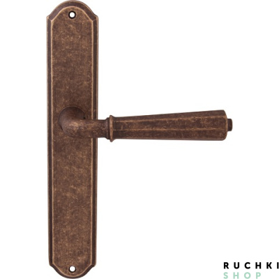 Дверная ручка на планке DENVER 424/131, Античная бронза, Melodia 