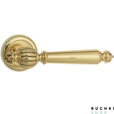 Ручка на розетке PELLESTRINA D1, Полированная латунь, Venezia