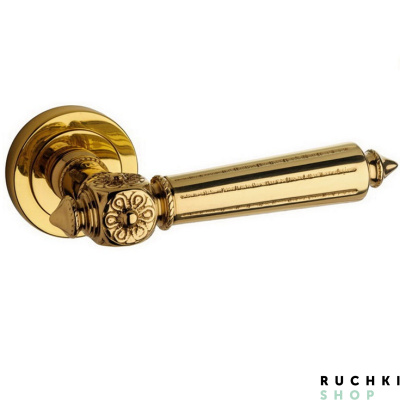 Ручка на розетке Patrizio, Полированная латунь, Pasini