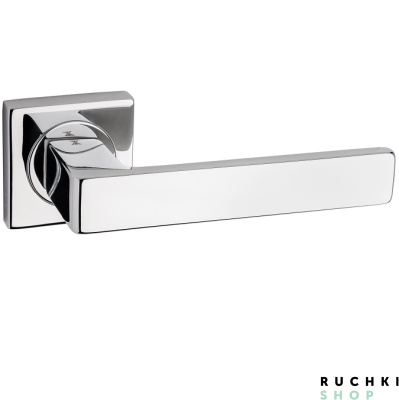 Ручка на розетке ICE (Айс), Полированный хром, Fimet