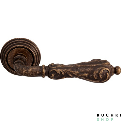 Ручка на розетке 50P LIBRA 229P, Античная бронза, Melodia