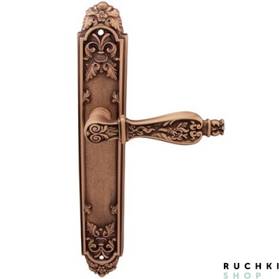 Дверная ручка на планке SIRACUSA 465/PASS, Матовая бронза, Melodia