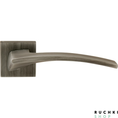 Ручка на розетке ELETTRA 219 К, Затемненное серебро, Forme