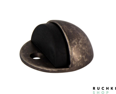 Ограничитель дверной 809, Серебро античное, Melodia 