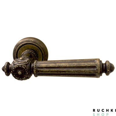 Ручка на розетке 50V NIKE (НАЙК) 246V, Античная бронза, Melodia 