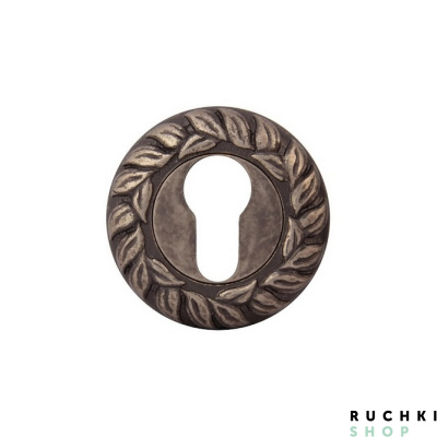 Накладка под цилиндр CUL 60mm, Античное серебро, Melodia