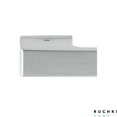 прямоугольная розетка ручка 3099 Мелоди Тупай матовый хром