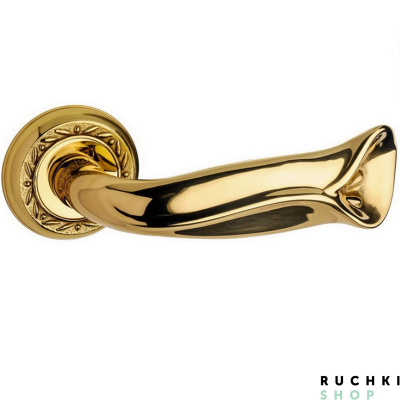 Ручка на розетке Princess, Полированная латунь , Pasini