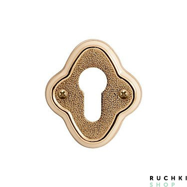 Накладка под цилиндр  ET 73 PB/I, Полированная латунь+эмаль, Val de fiori 