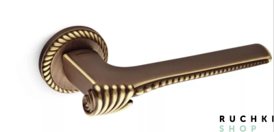 Ручка на розетке CHORA, Матовая бронза, Mandelli 