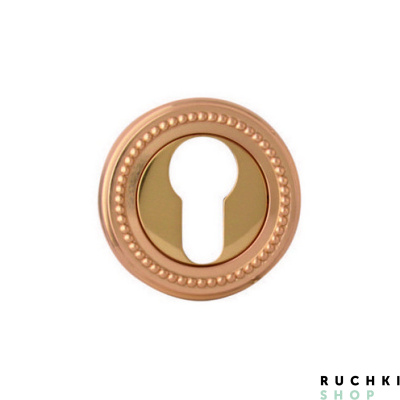 Накладка под цилиндр CUL 50L, Полированная латунь, Melodia