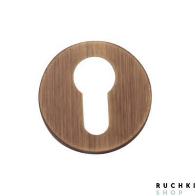 Накладка под цилиндр 50 R, Матовая бронза, Forme