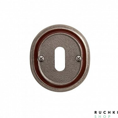 Накладка под ключ буратино OB 70 AI/WBR, Античное серебро+эмаль, Val de fiori 