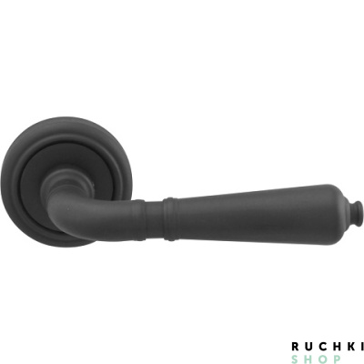 Ручка на розетке 50V ANTIK 130V, Графит, Melodia 