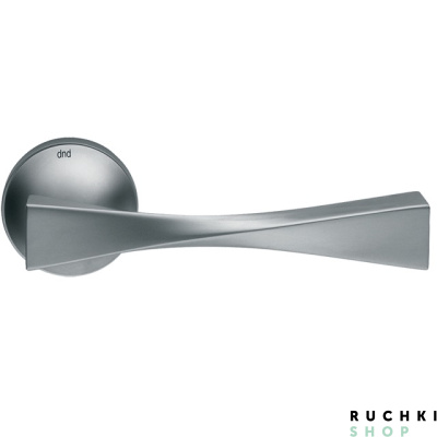 Ручка на розетке Твист, Матовый хром, DND 