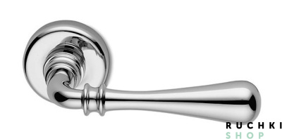 Ручка на розетке IDA, Полированный хром, Colombo 