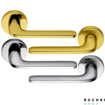 Ручка на розетке ROBOQUATTRO, Полированная латунь, Colombo  