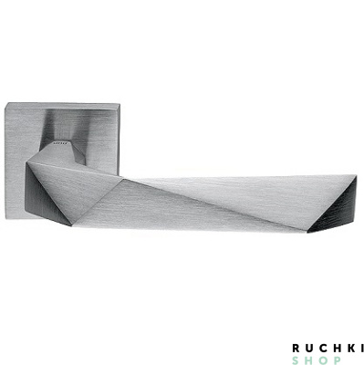 Ручка на розетке LUXURY 02 LU14, Матовый хром, DND 