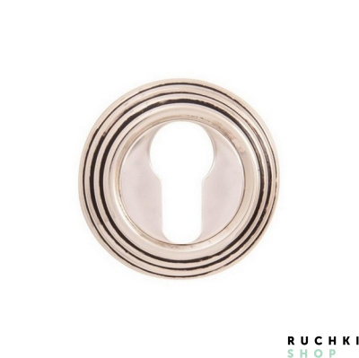 Накладка под цилиндр CUL 50P, Серебро с чернением, Melodia