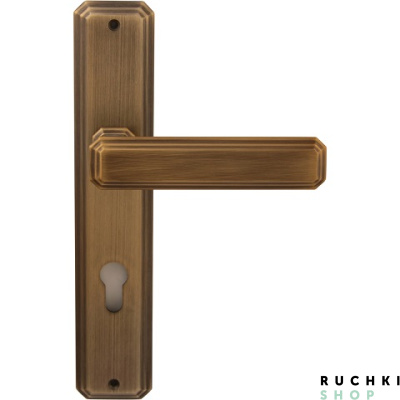 Ручка на планке THEMIS 217/P RAT CYL, Матовая бронза, Forme