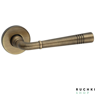 Ручка на розетке CALLIOPE (Каллиопа), Матовая бронза, Fimet 