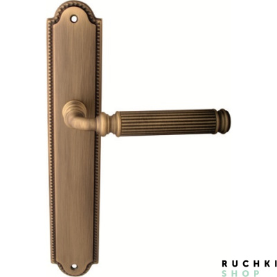 Дверная ручка на планке RANJA 290/458, Матовая бронза, Melodia