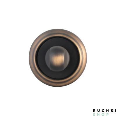 Сантехнический фиксатор WC 50V, Затемненная бронза, Melodia