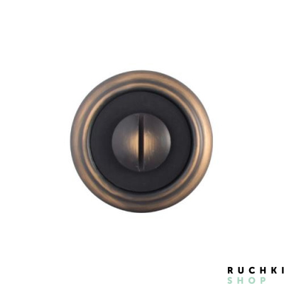 Сантехнический фиксатор WC 50V, Затемненная бронза, Melodia 