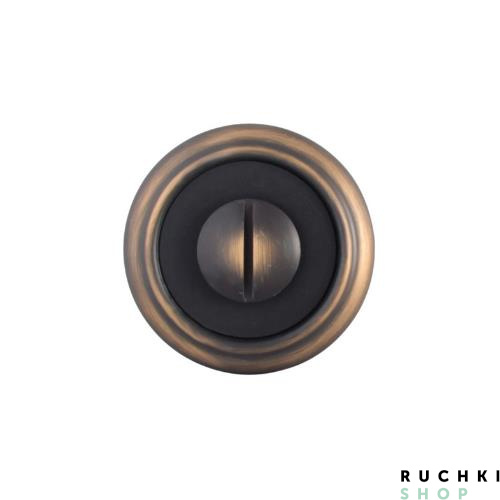 Сантехнический фиксатор WC 50V, Затемненная бронза, Melodia 