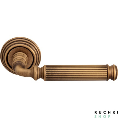 Ручка на розетке 50P RANIA (РАНЬЯ) 290P, Матовая бронза, Melodia 