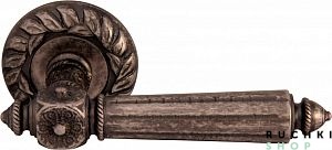 Ручка на розетке 60mm NIKE (НАЙК) 246, Античное серебро, Melodia