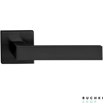 Ручка на розетке Square Q 2275 Q, Черный матовый, Tupai